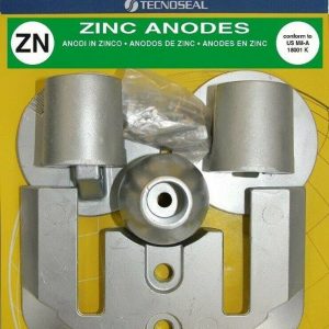 Tecnoseal Mercruiser Bravo 3 Anode Kit Zinc