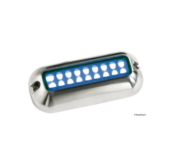 Underwater LED Light Blue Stainless Steel Waterproof Boat Marine