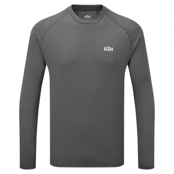 Gill Men's Millbrook Crew - Long Sleeve -Steel Grey