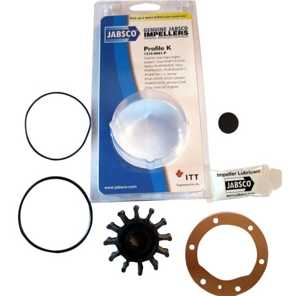 Jabsco 1210-0001 Impeller and Gasket Kit Neoprene - Image 2